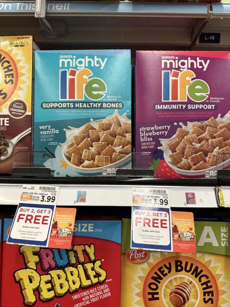 Pearl Milling, Quaker Kroger Shelf Image