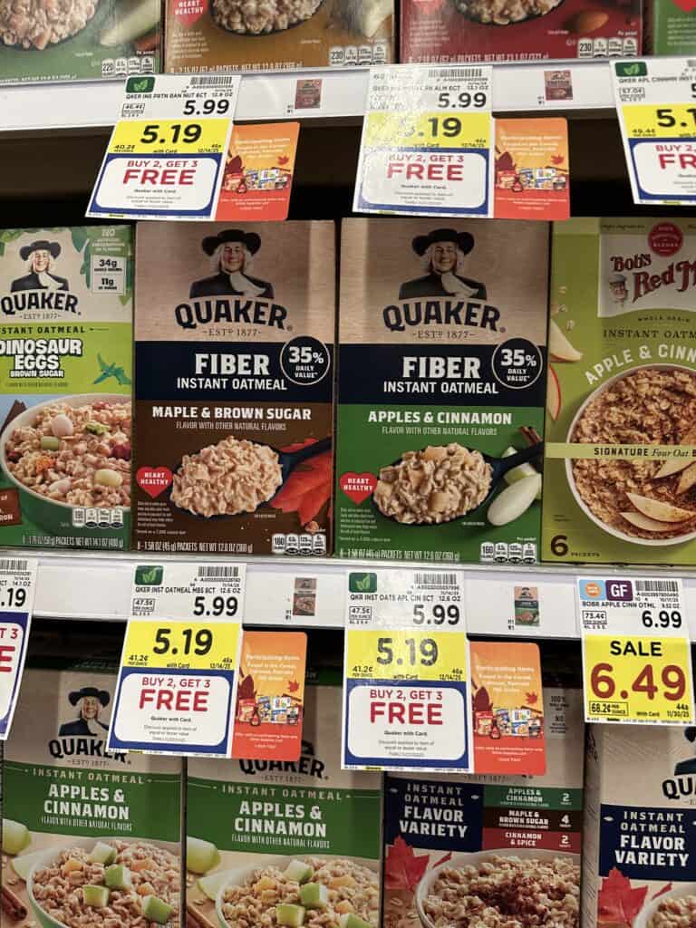 Pearl Milling, Quaker Kroger Shelf Image
