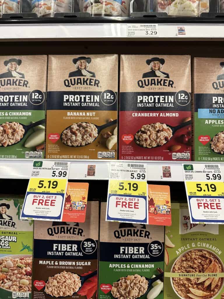 Pearl Milling, Quaker Kroger Shelf Image