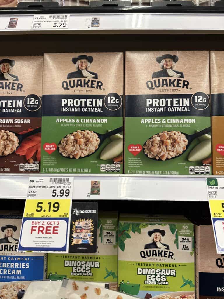 Pearl Milling, Quaker Kroger Shelf Image
