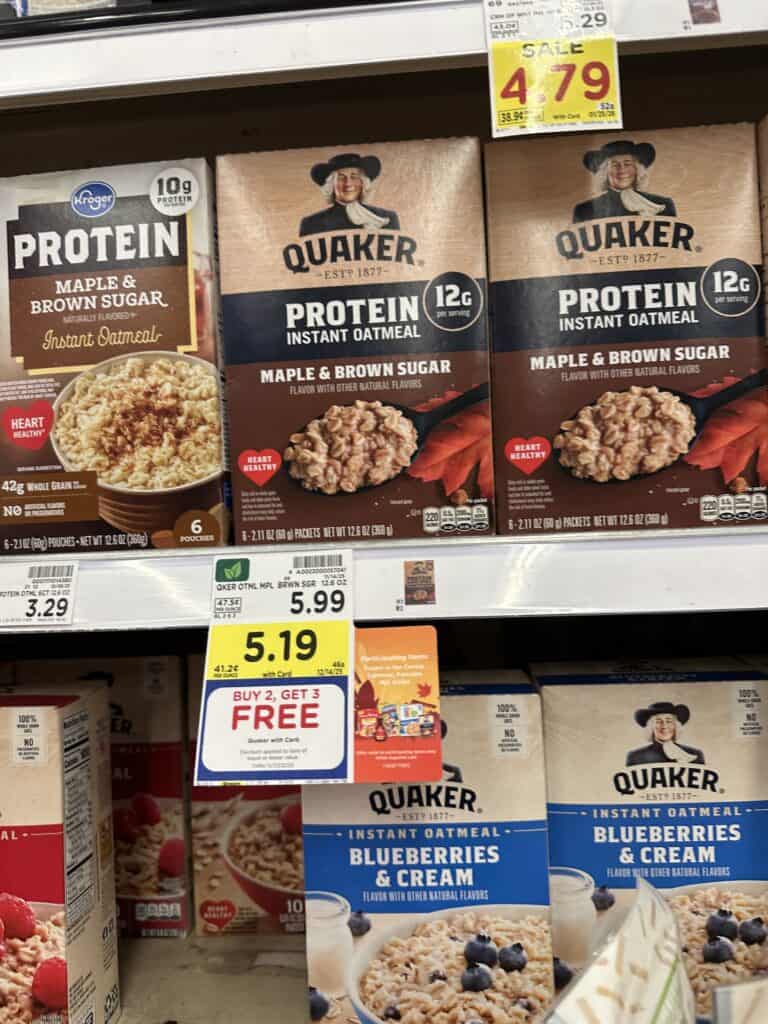 Pearl Milling, Quaker Kroger Shelf Image