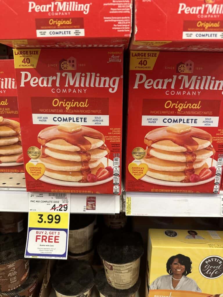 Pearl Milling, Quaker Kroger Shelf Image