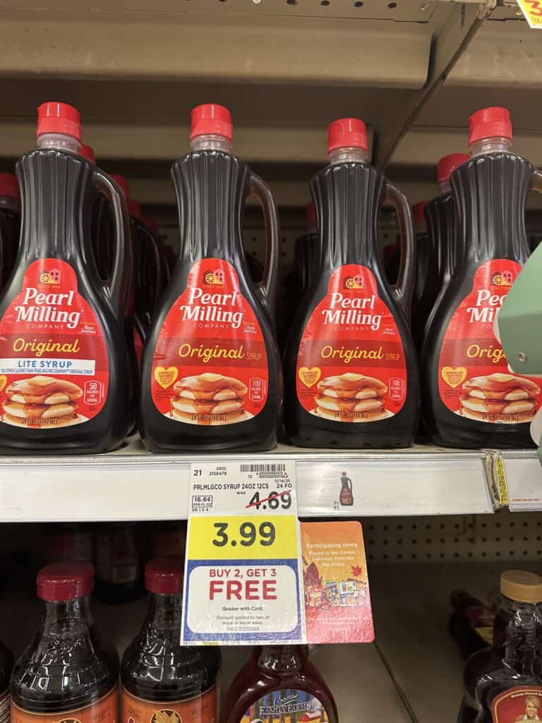 Pearl Milling, Quaker Kroger Shelf Image