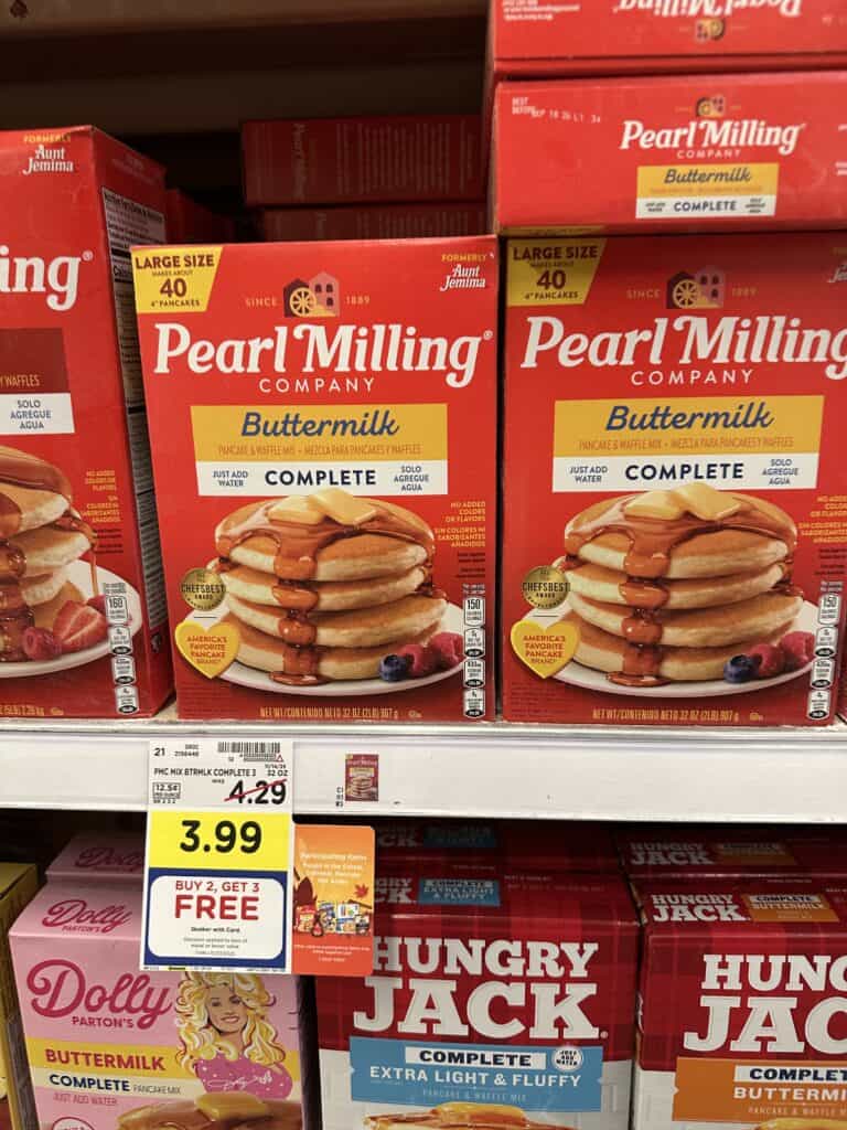 Pearl Milling, Quaker Kroger Shelf Image