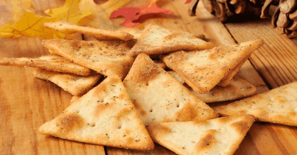 pretzelized pita chips