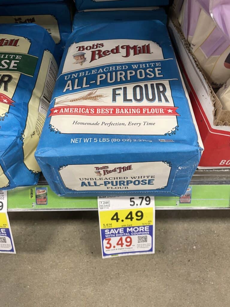 bob's red mill flour kroger shelf image