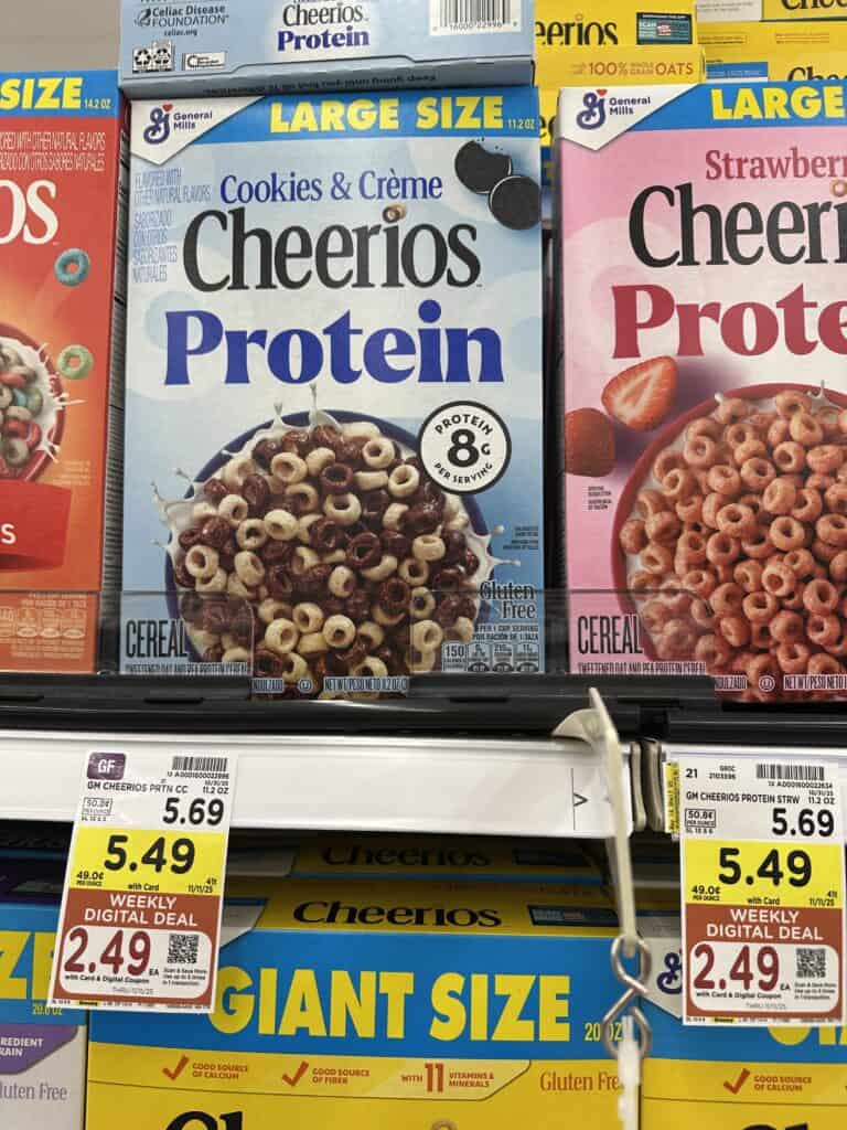 cheerios protein kroger shelf image (1)