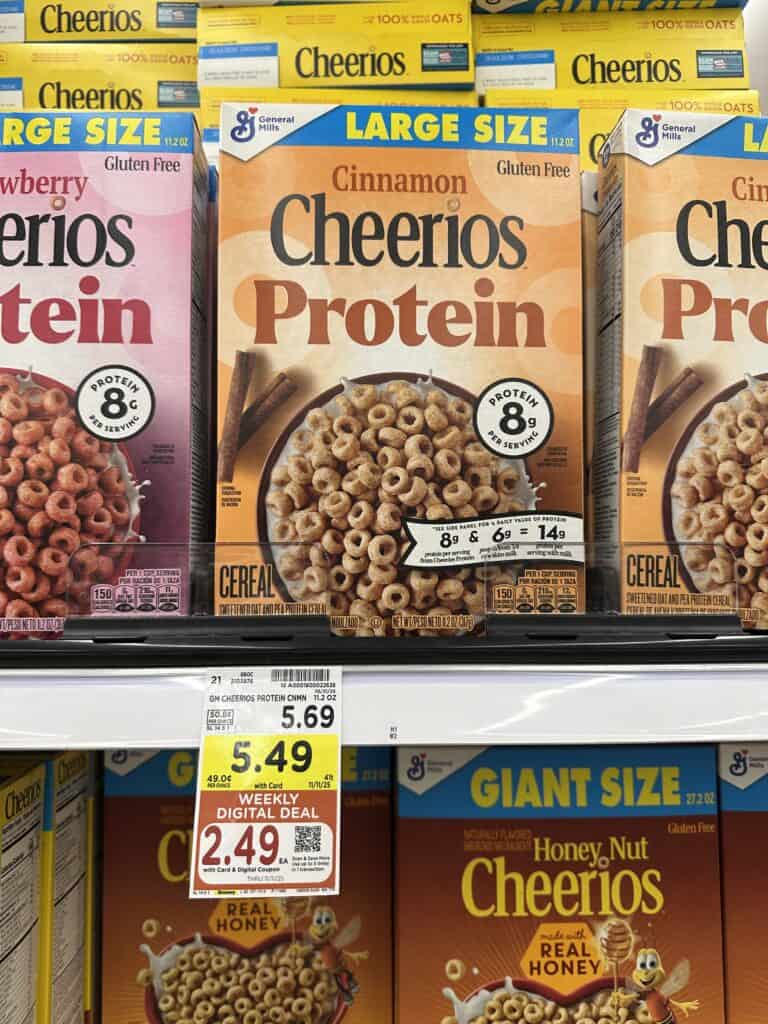 cheerios protein kroger shelf image (1)