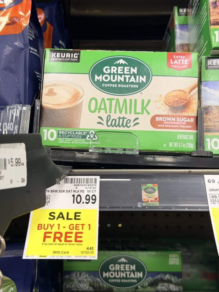 coffee k-cups kroger shelf image (1)