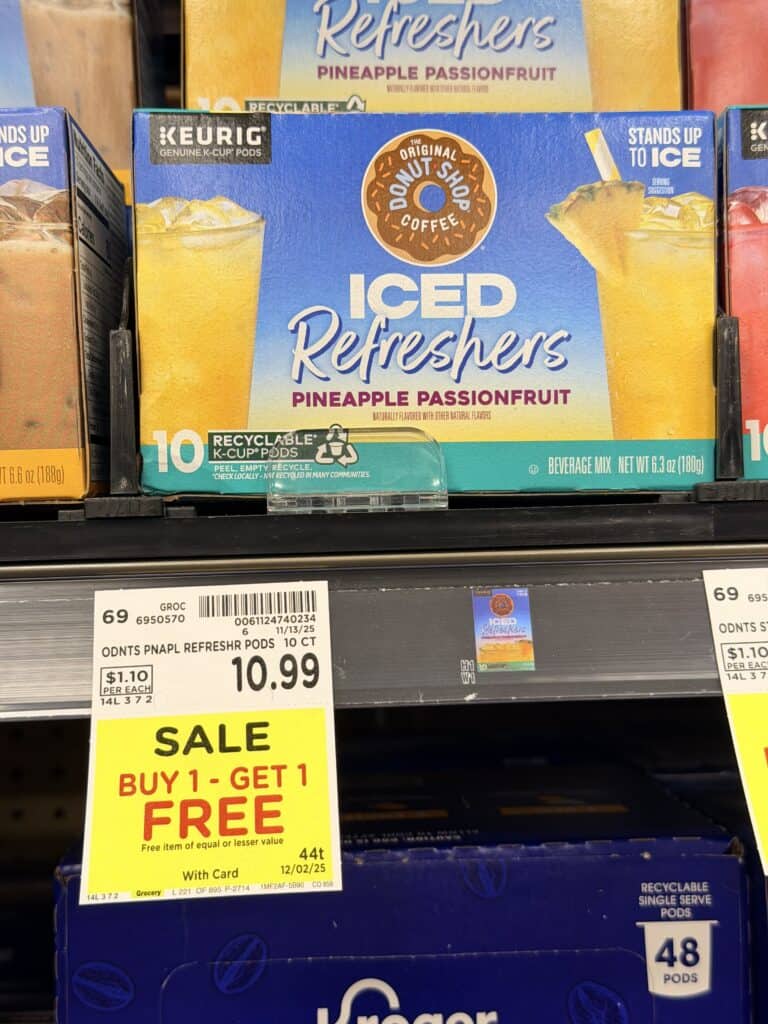 coffee k-cups kroger shelf image (1)