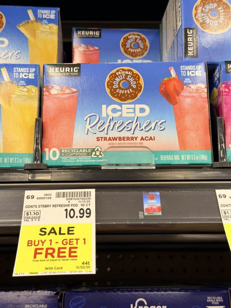 coffee k-cups kroger shelf image (1)