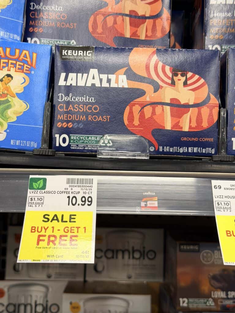 coffee k-cups kroger shelf image (1)