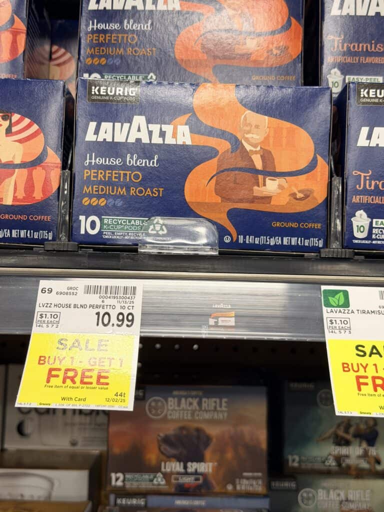 coffee k-cups kroger shelf image (1)