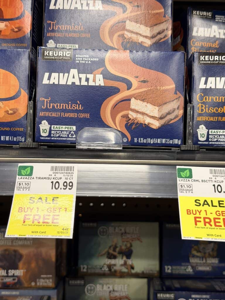 coffee k-cups kroger shelf image (1)