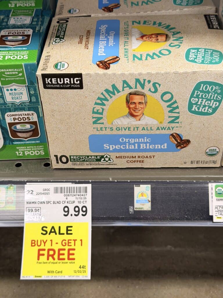 coffee k-cups kroger shelf image (1)