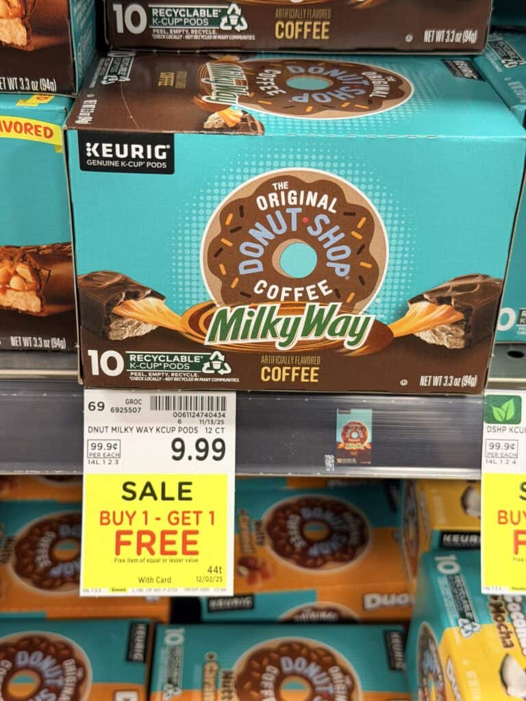 coffee k-cups kroger shelf image (1)