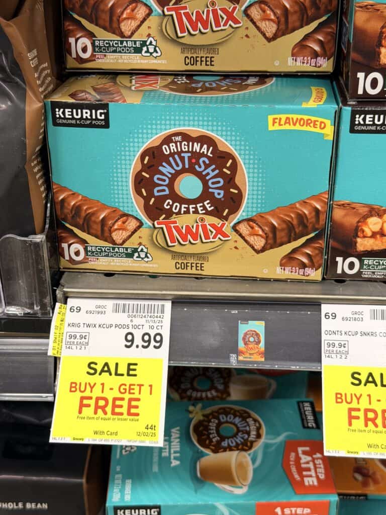 coffee k-cups kroger shelf image (1)
