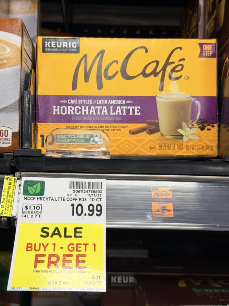 coffee k-cups kroger shelf image (1)