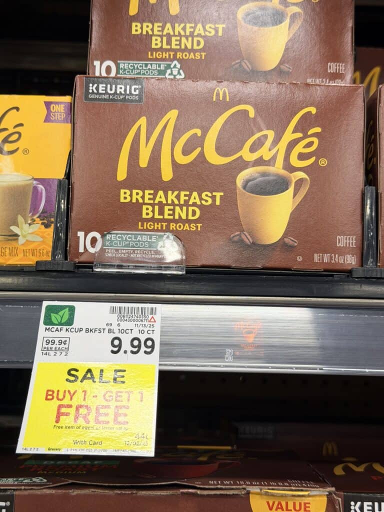 coffee k-cups kroger shelf image (1)