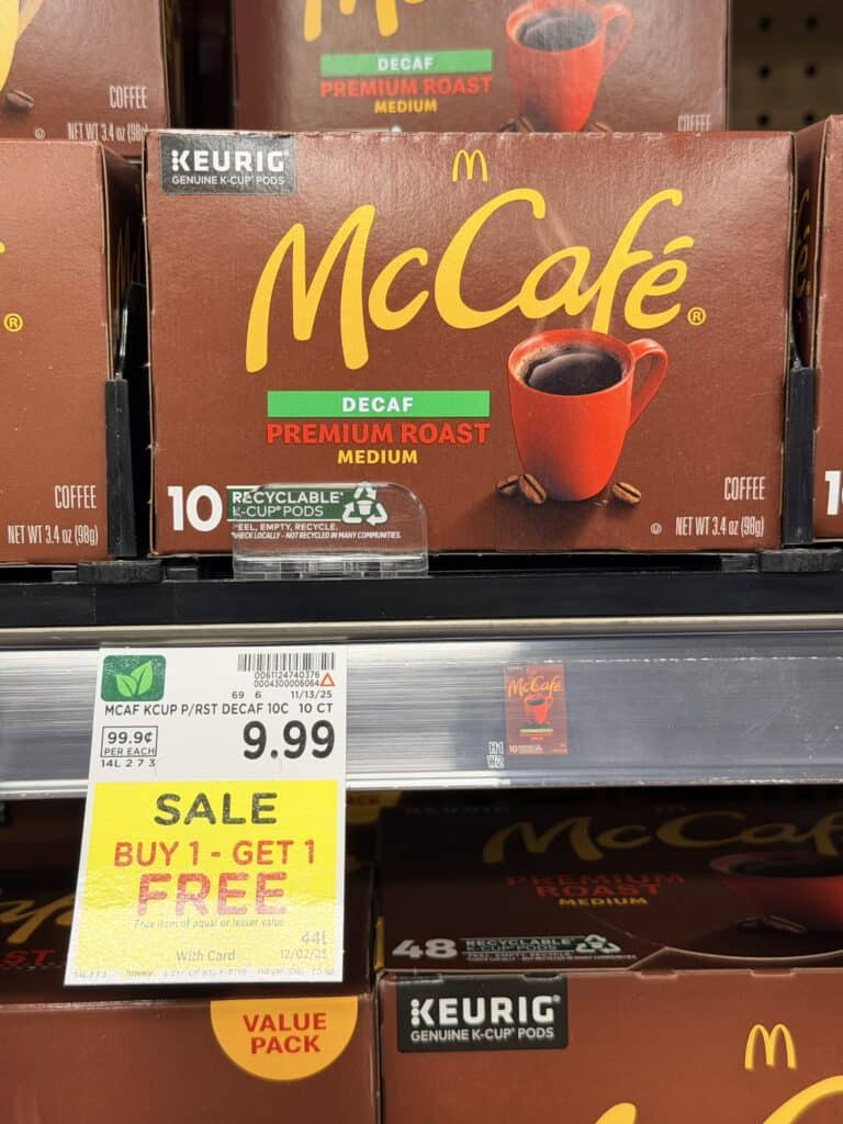 coffee k-cups kroger shelf image (1)