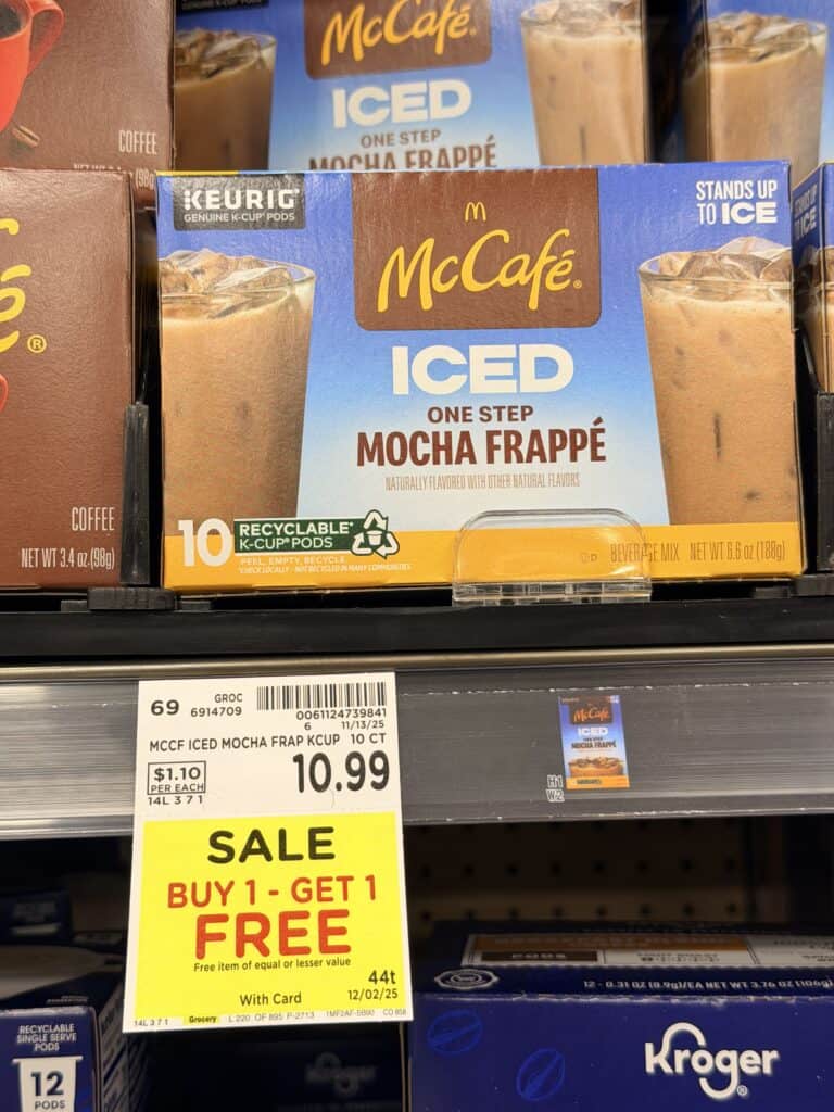 coffee k-cups kroger shelf image (1)