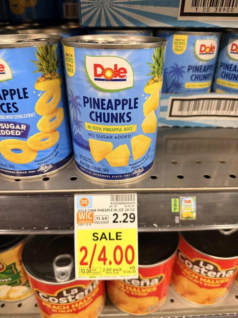 dole pineapple kroger shelf image (1)