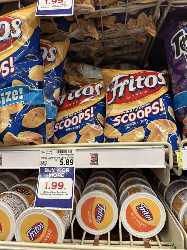 doritos, tostitos, fritos kroger shelf image (1)