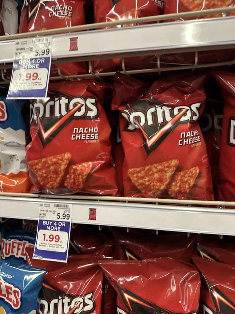 doritos, tostitos, fritos kroger shelf image (1)