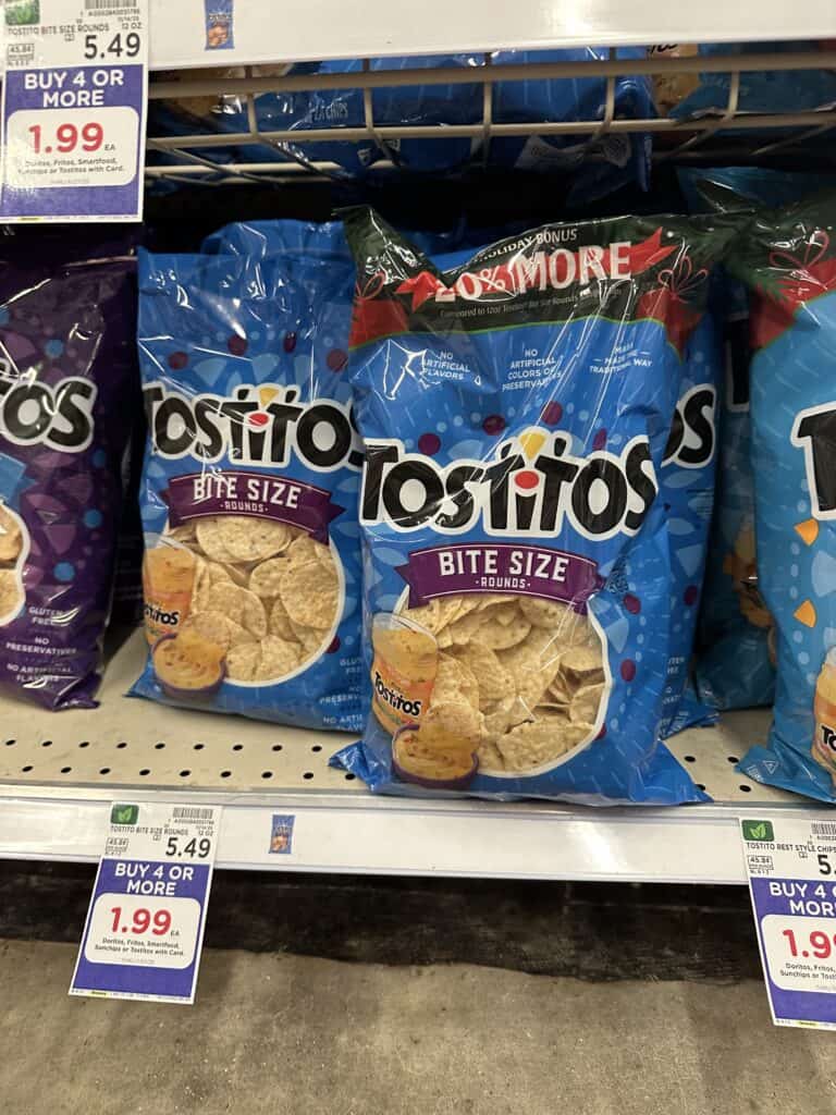 doritos, tostitos, fritos kroger shelf image (1)