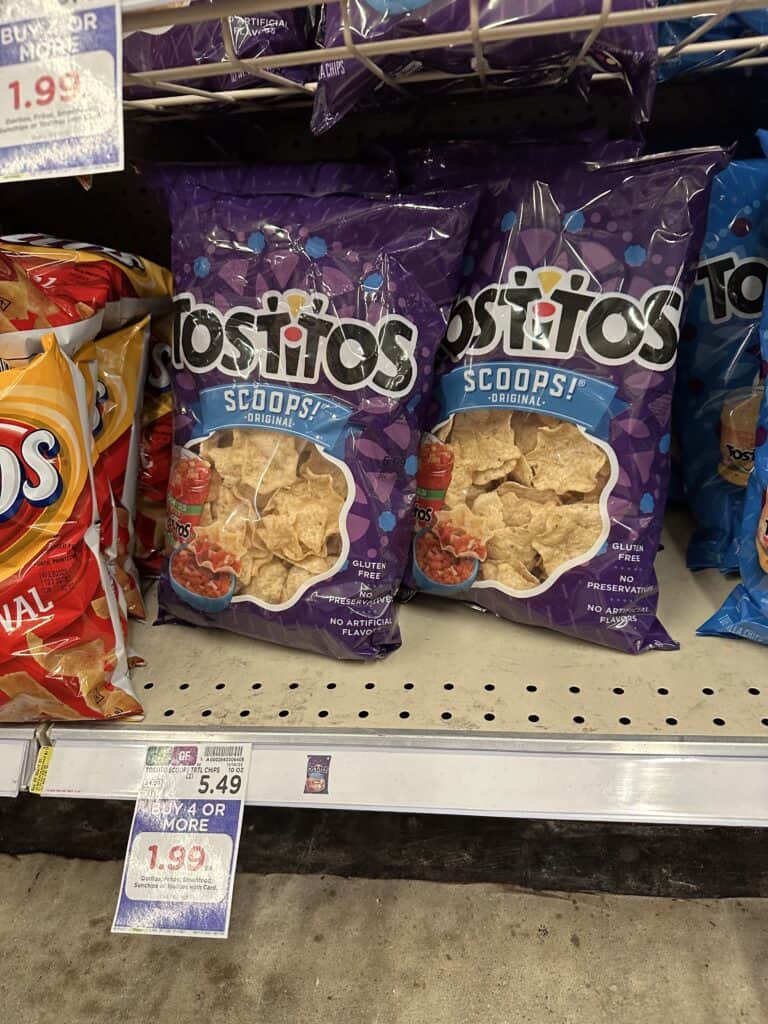 doritos, tostitos, fritos kroger shelf image (1)
