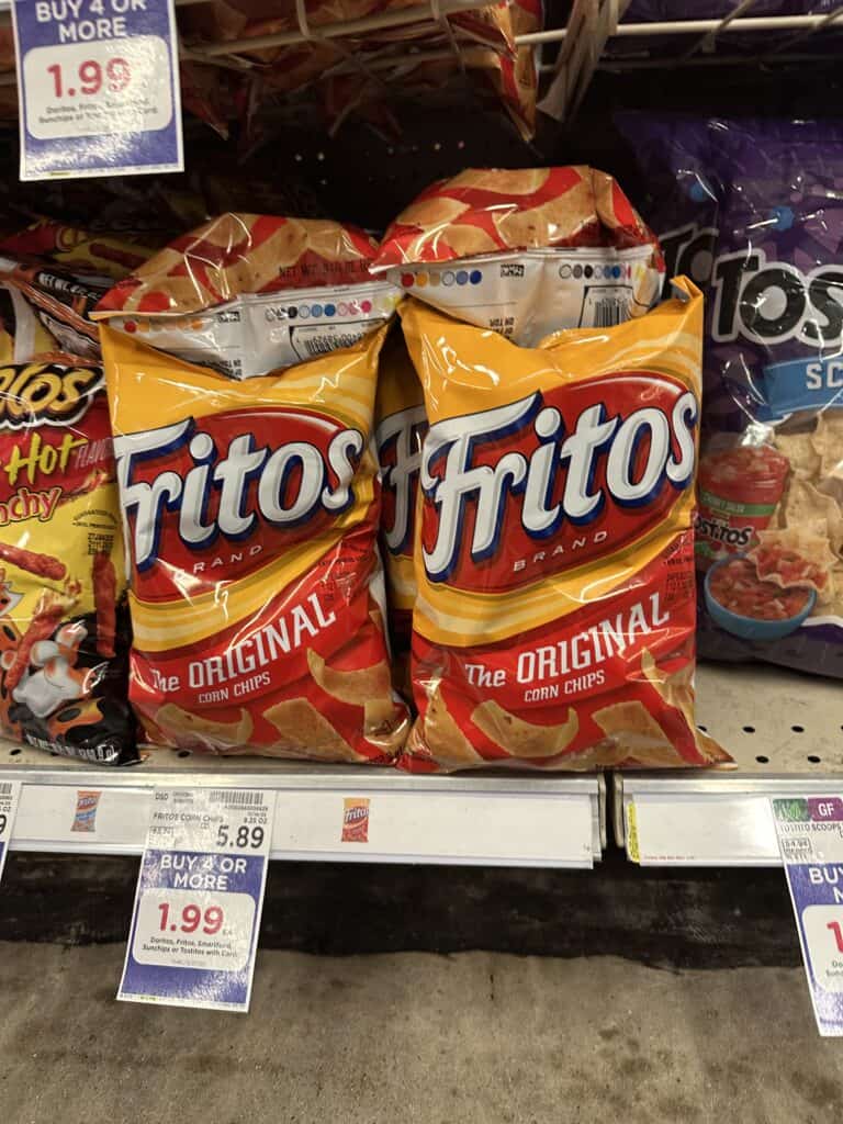 doritos, tostitos, fritos kroger shelf image (1)