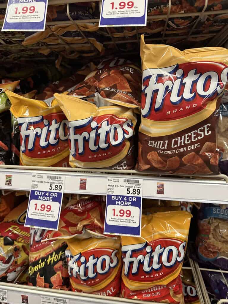 doritos, tostitos, fritos kroger shelf image (1)