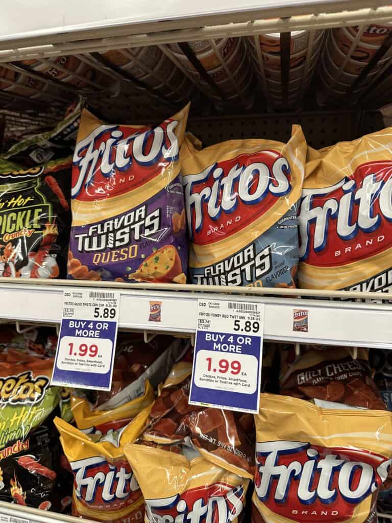 doritos, tostitos, fritos kroger shelf image (1)