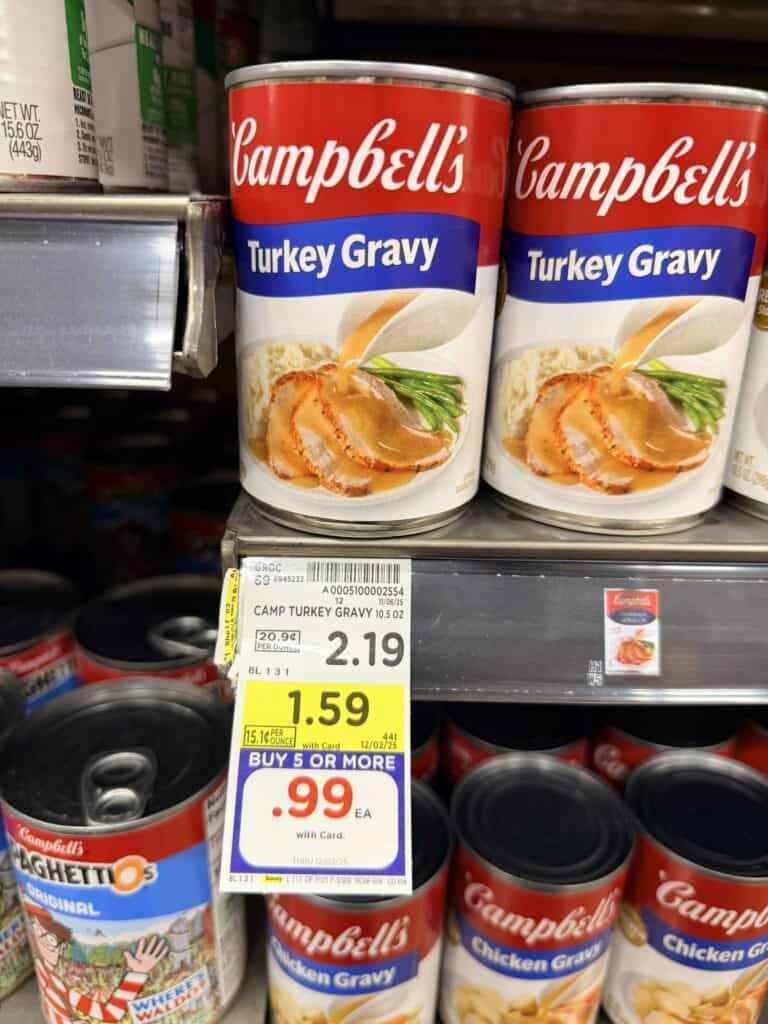 Campbell's Gravy Kroger Shelf Image