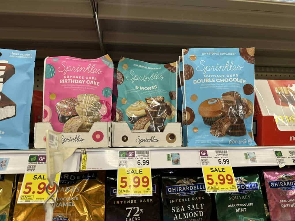 Sprinkles Cupcake Cups Kroger Shelf Image