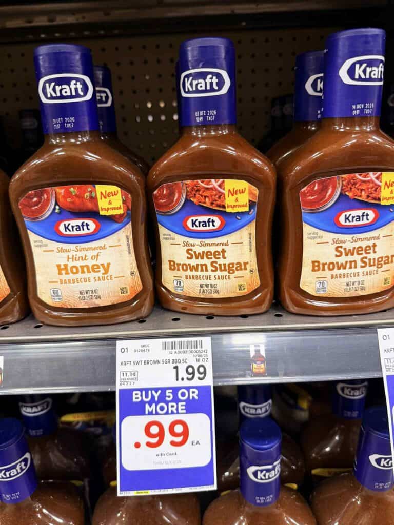 Kraft BBQ Sauce Kroger Shelf Image