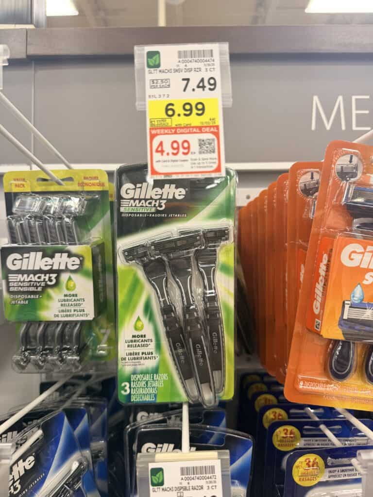 gillette venus razors kroger shelf image (1)