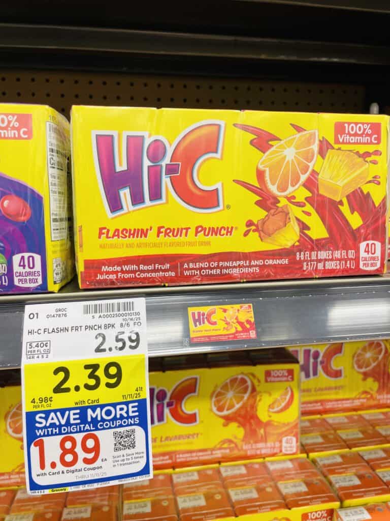 hi-c juice box kroger shelf image (1)