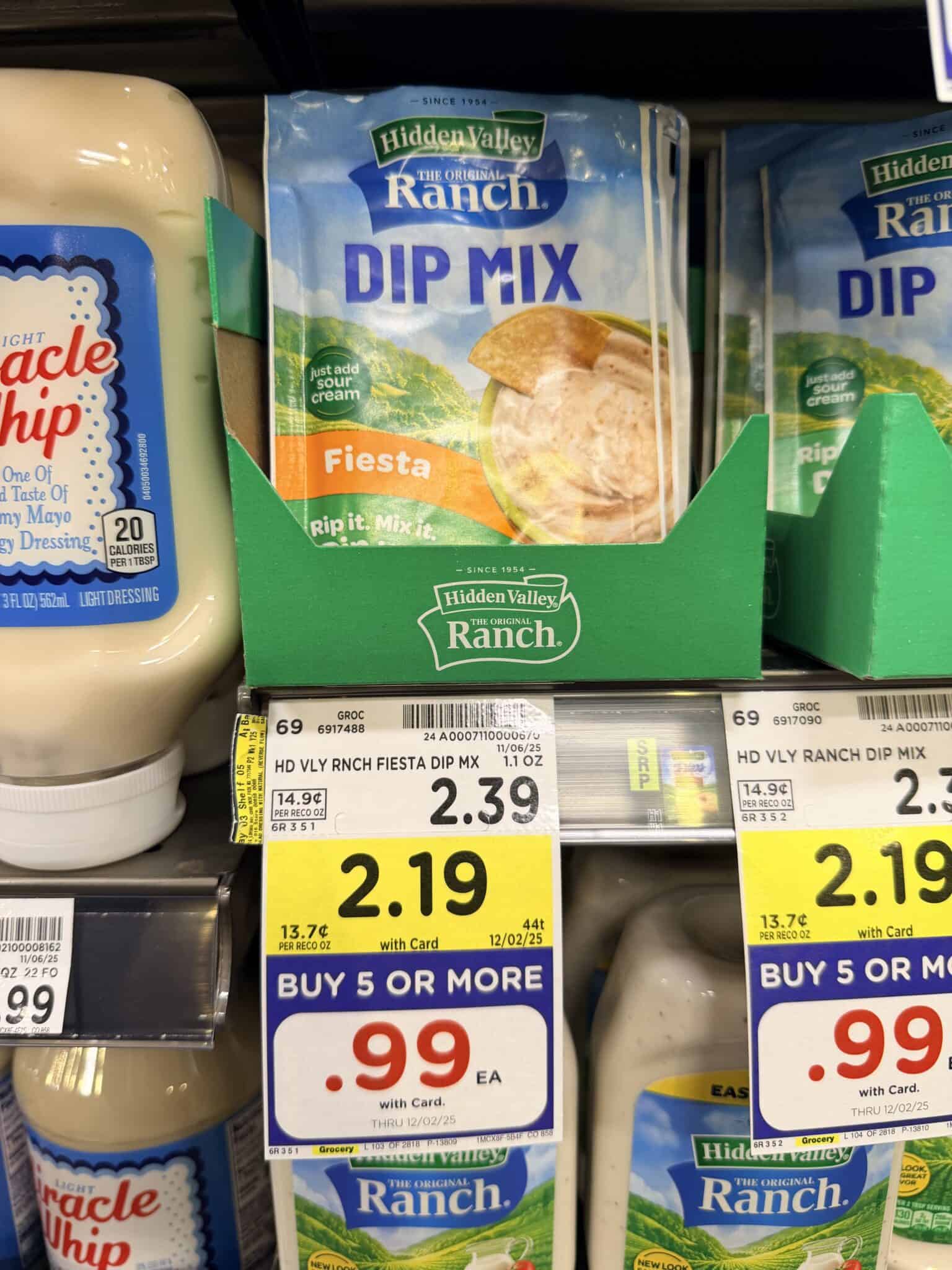 Hidden Valley Ranch Packets as low as 36¢! - Kroger Krazy