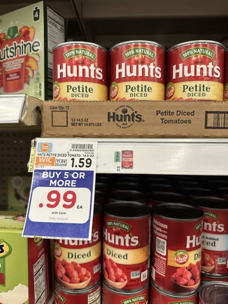 hunts tomatoes kroger shelf image (1)
