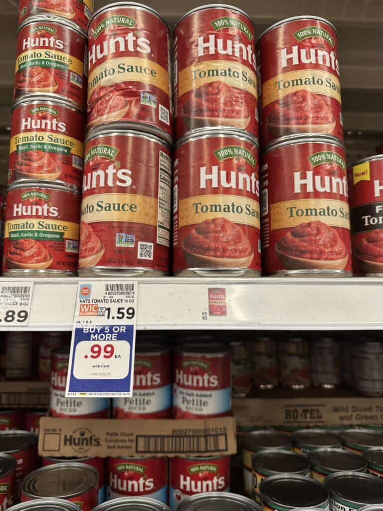 hunts tomatoes kroger shelf image (1)