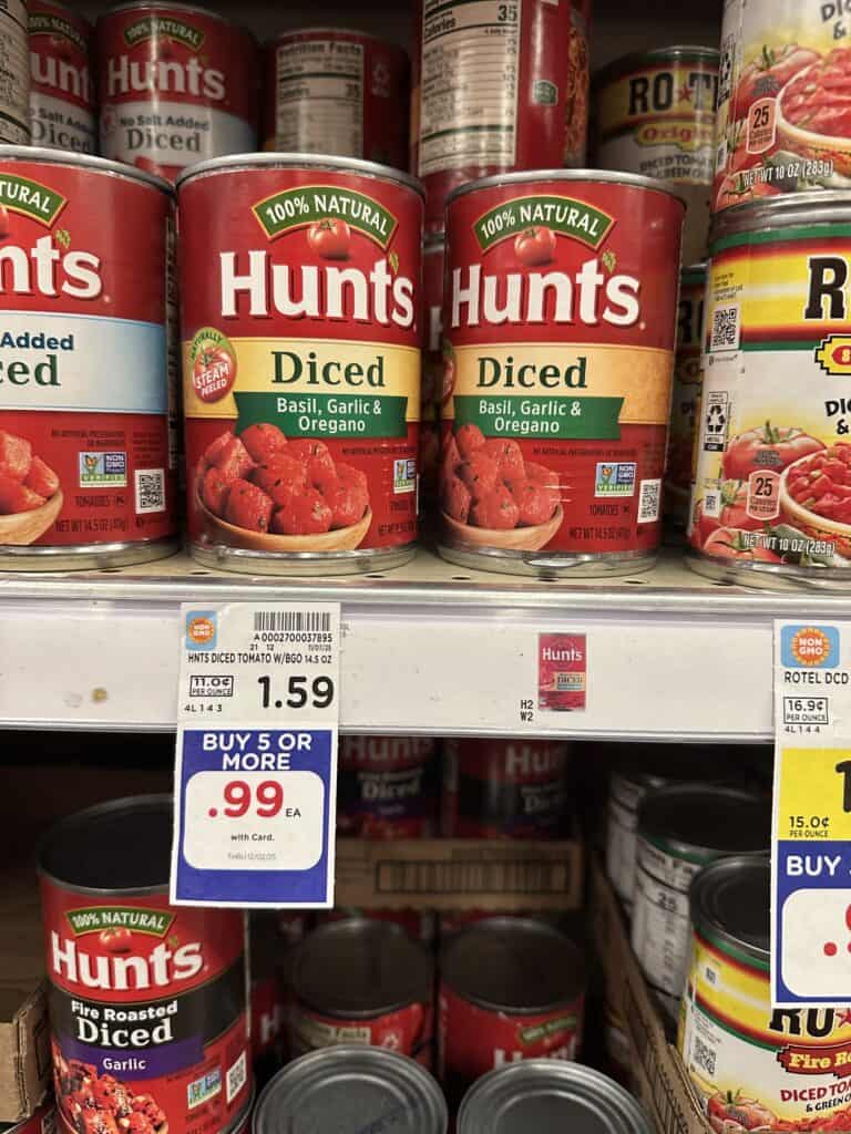 hunts tomatoes kroger shelf image (1)