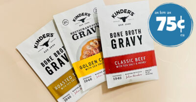 kinder's bone broth gravy mix kroger krazy