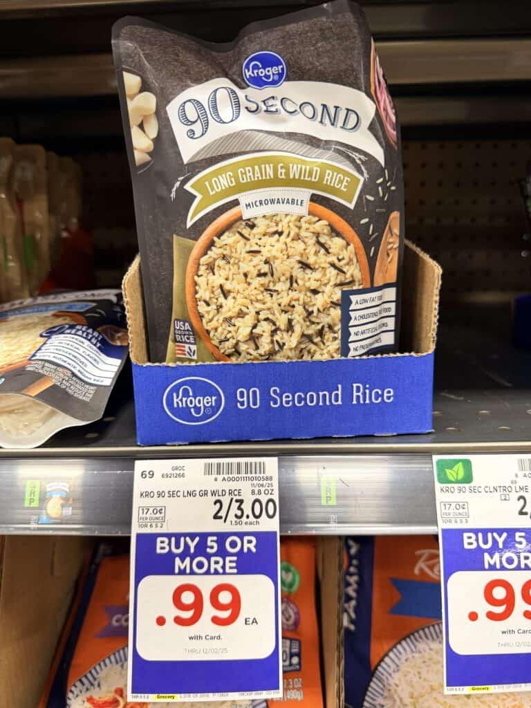 kroger 90 seconds rice shelf image (4)