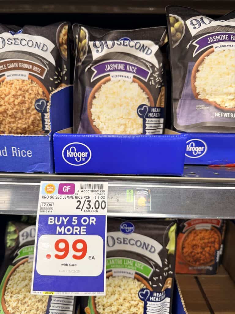 kroger 90 seconds rice shelf image (4)
