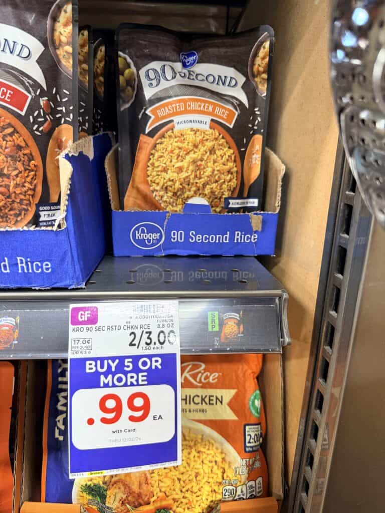 kroger 90 seconds rice shelf image (4)