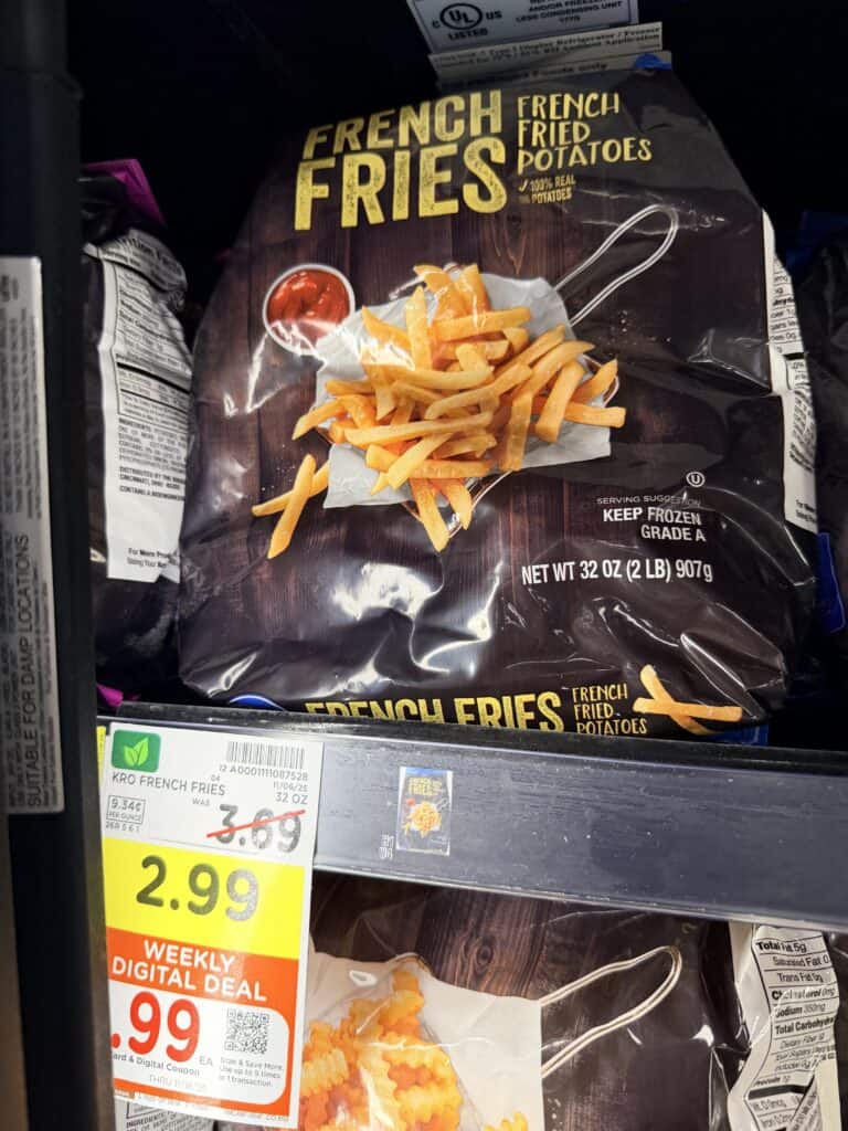 kroger frozen potatoes shelf image (6)