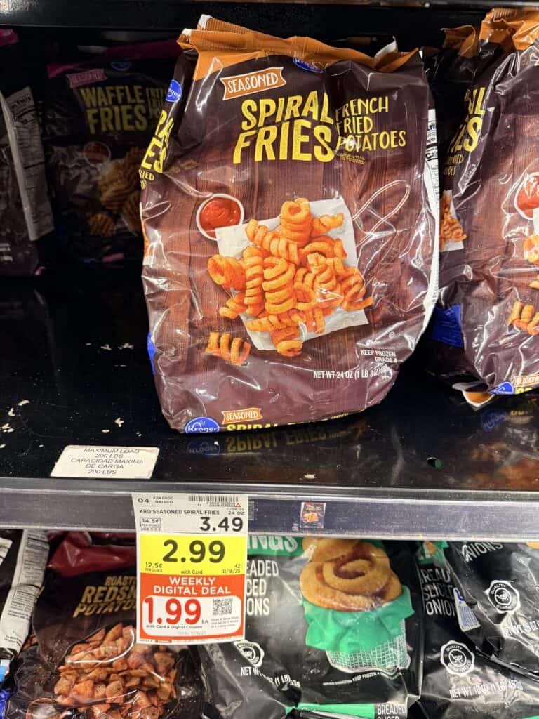kroger frozen potatoes shelf image (6)