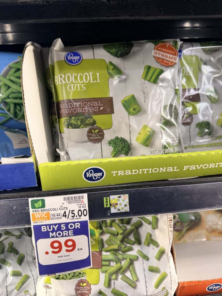 kroger frozen veggies shelf image (1)