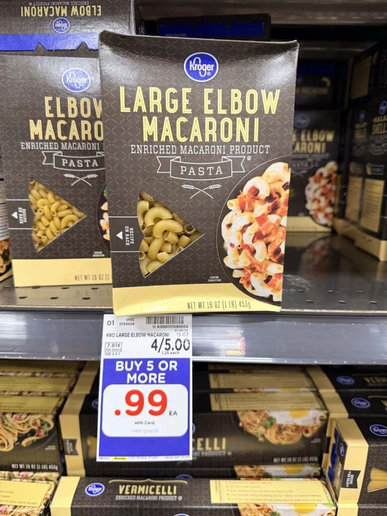 kroger pasta shelf image (7)